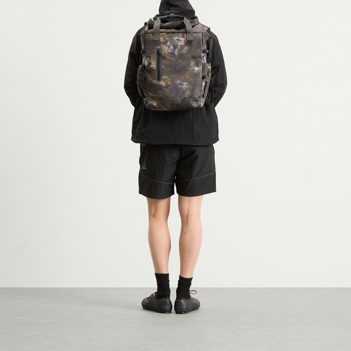 and wander Men's x ROA Camouflage 2-Way Tote Bag in Camo 
