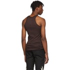 Rick Owens Burgundy and Blue Release Combo Tank Top