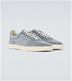 Brunello Cucinelli - Washed suede low-top sneakers