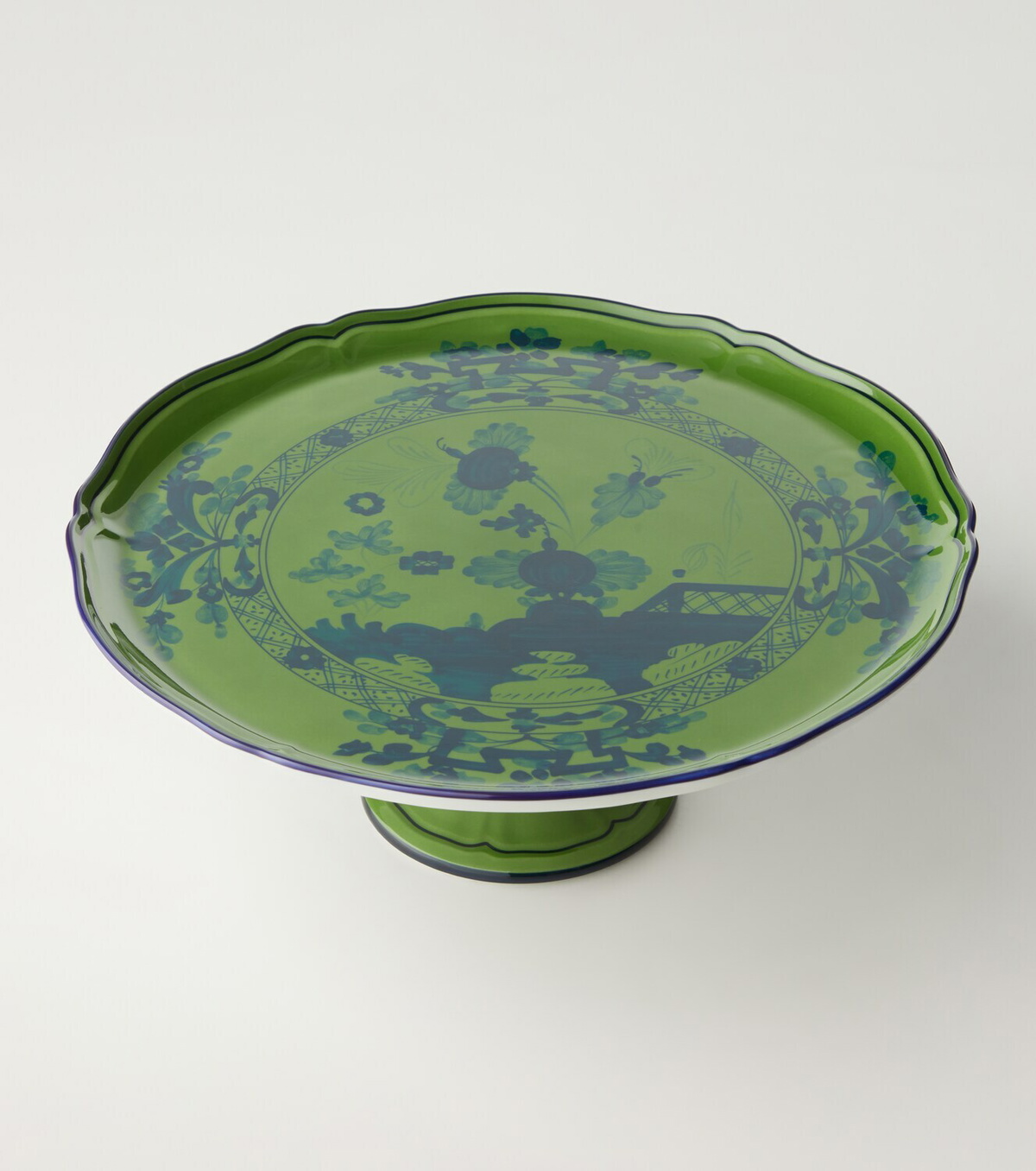 Ginori 1735 Oriente Italiano porcelain cake stand