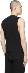 Homme Plissé Issey Miyake Black Monthly Color February Vest