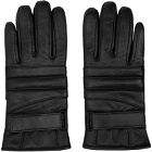 Hugo Black Sheepskin Gloves