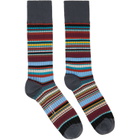 Paul Smith Three-Pack Multicolor Stripe Mix Socks