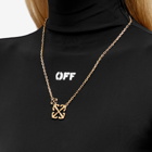 Off-White Women's Off Stamp Logo Turtle Neck Top in Black