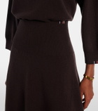 Extreme Cashmere N°388 Ease cashmere-blend maxi skirt