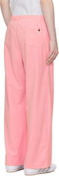 BAPE Pink Crystal Stone Ape Head Velour Lounge Pants