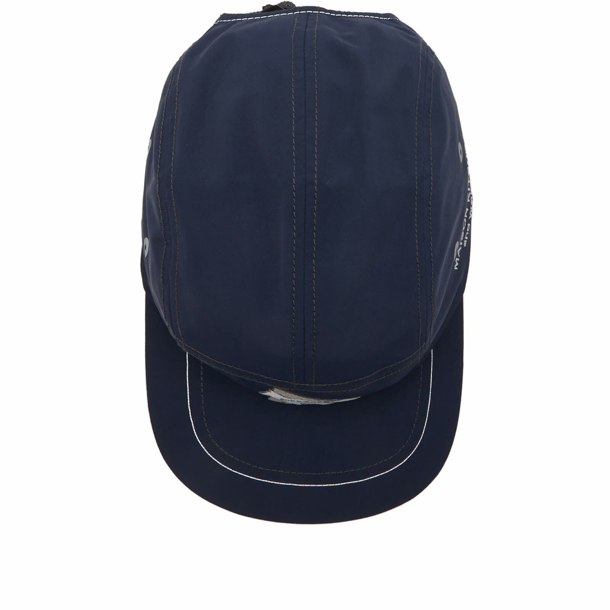 And Wander x Maison Kitsuné Nylon Cap in Navy and Wander