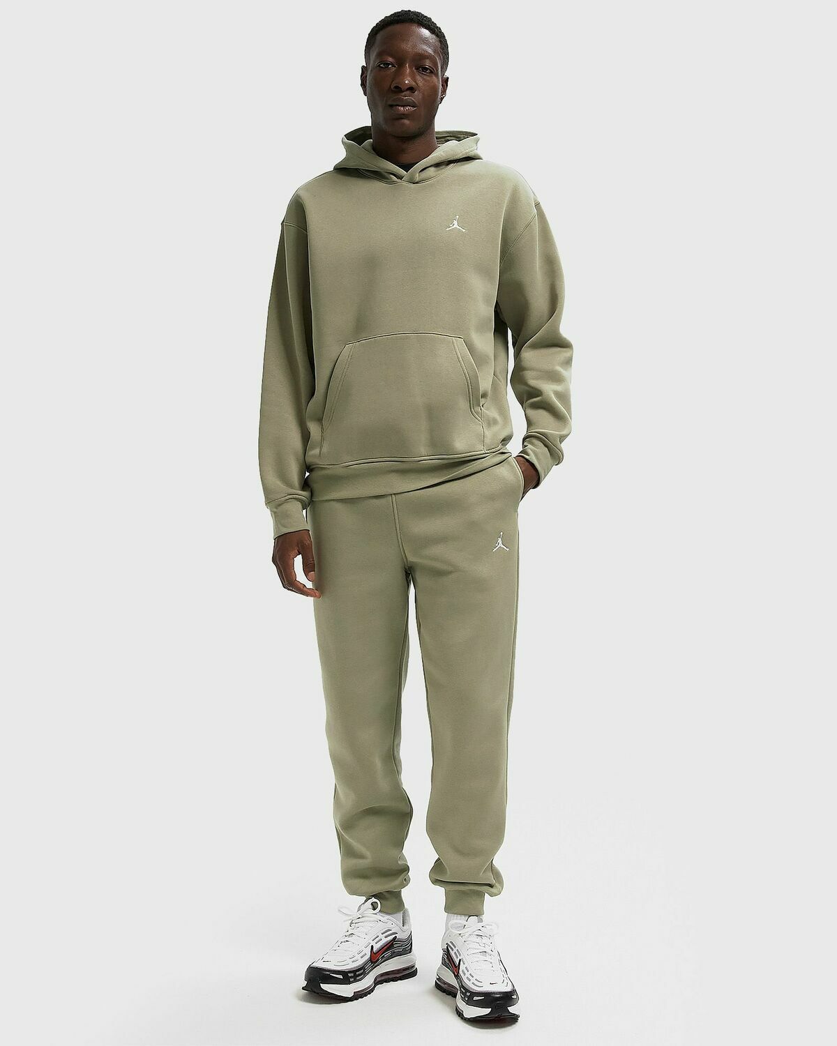Jordan Brooklyn Fleece Pant Green Mens Sweatpant