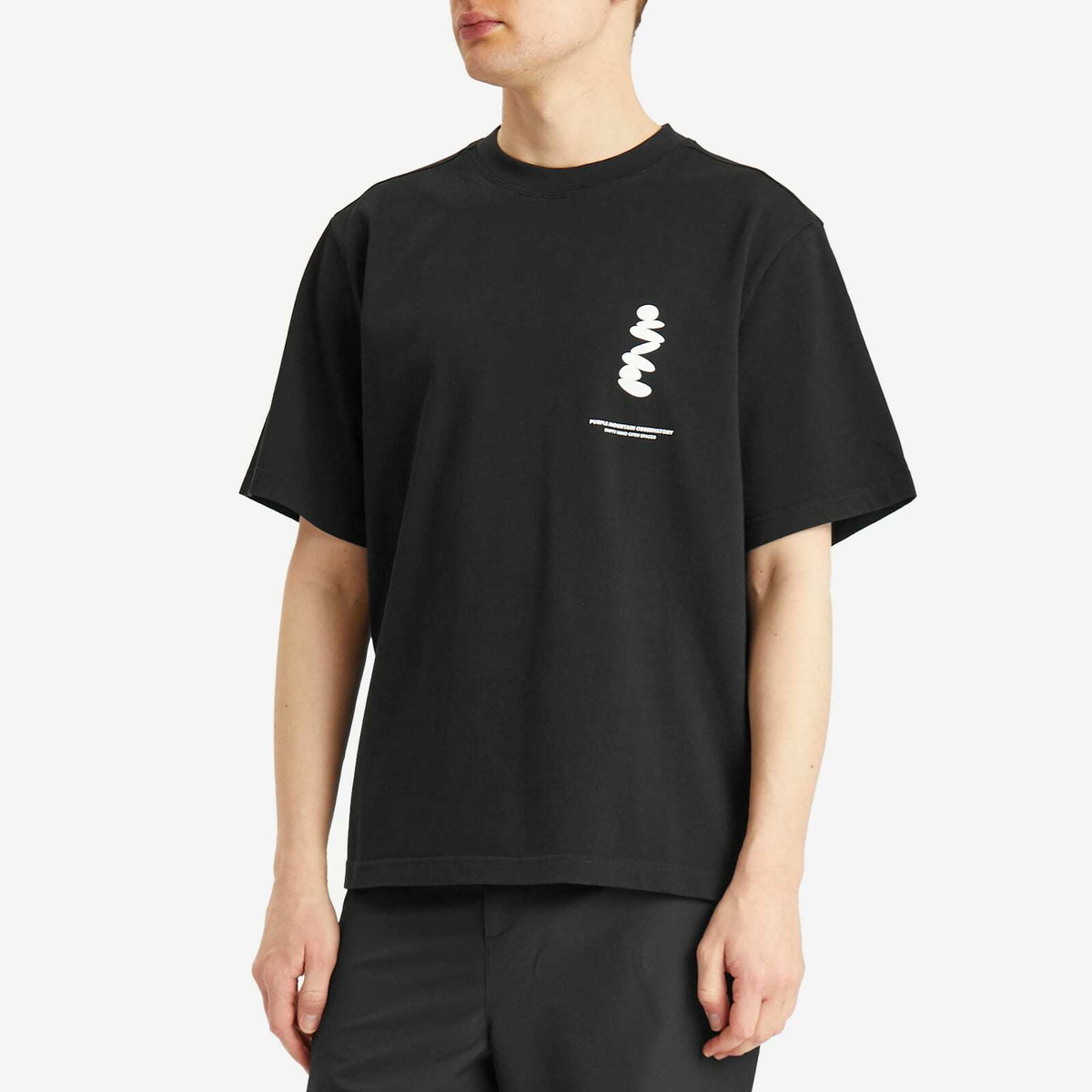 Purple Mountain Observatory Men's Boulder T-Shirt in Black