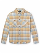 Cherry Los Angeles - Checked Cotton-Flannel Shirt - Neutrals