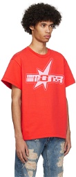 Members of the Rage Red Printed T-Shirt
