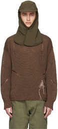 ROA Brown Intarsia Sweater