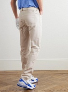 adidas Golf - Go-To Straight-Leg Stretch-Cotton and Lyocell-Blend Twill Trousers - Neutrals