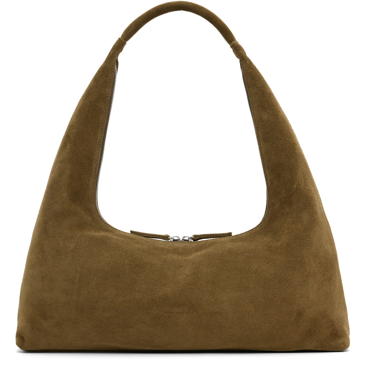MARGESHERWOOD Khaki Suede Large Bag