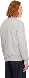Comme des Garçons Shirt Gray Printed Sweatshirt
