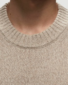 Ami Paris Tonal Ami De Coeur Crewneck Sweater Brown - Mens - Pullovers