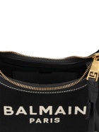 BALMAIN B-army Canvas & Leather Shoulder Bag