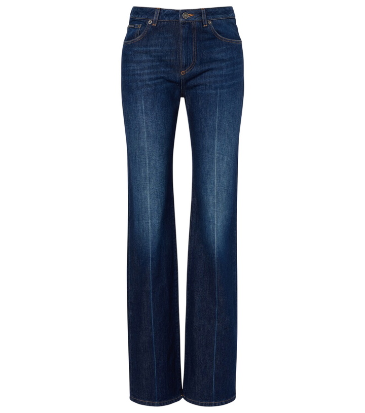 Photo: Dolce&Gabbana Mid-rise flared jeans