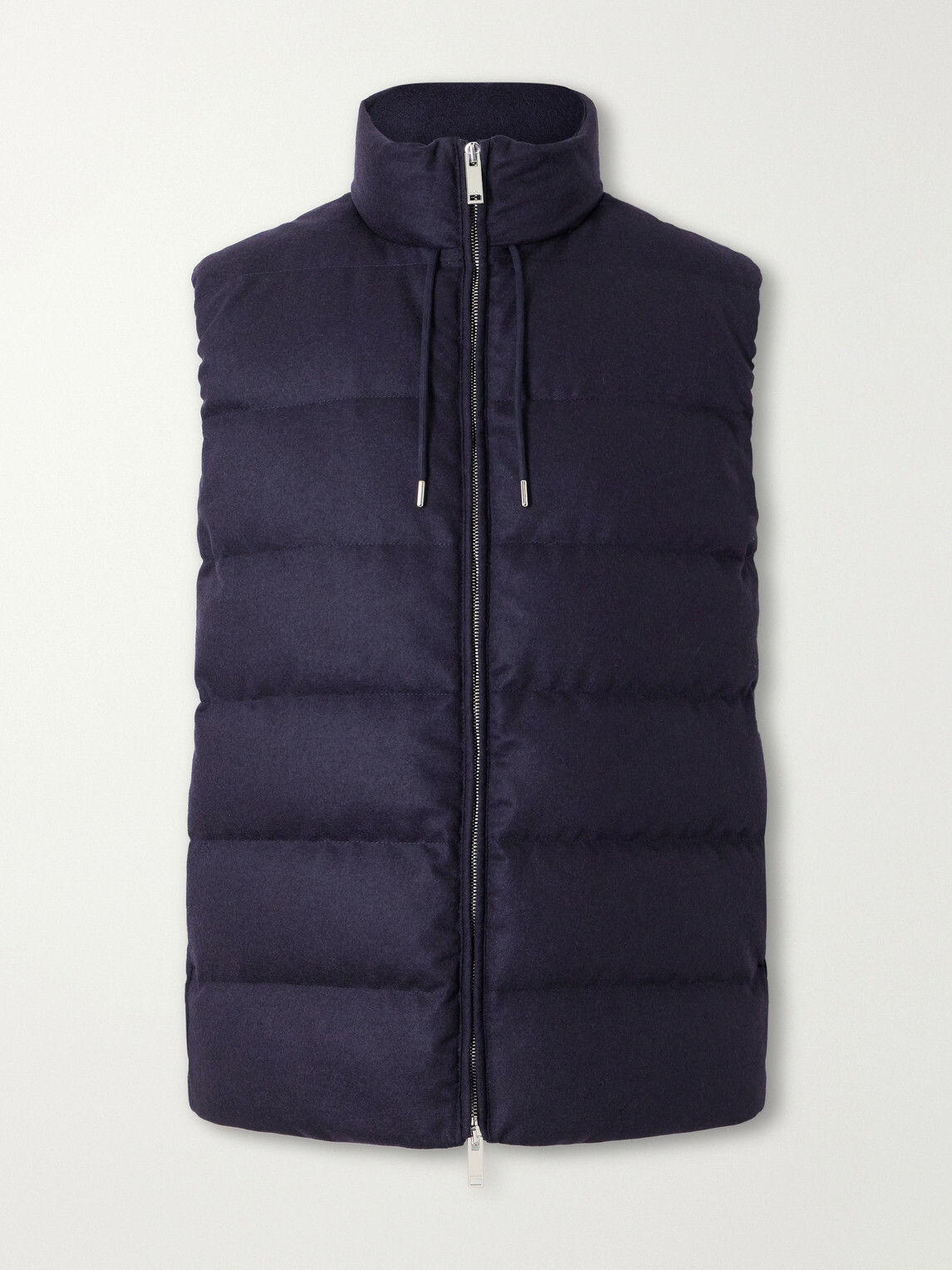 Slowear - Padded Wool and Cashmere-Blend Gilet - Blue