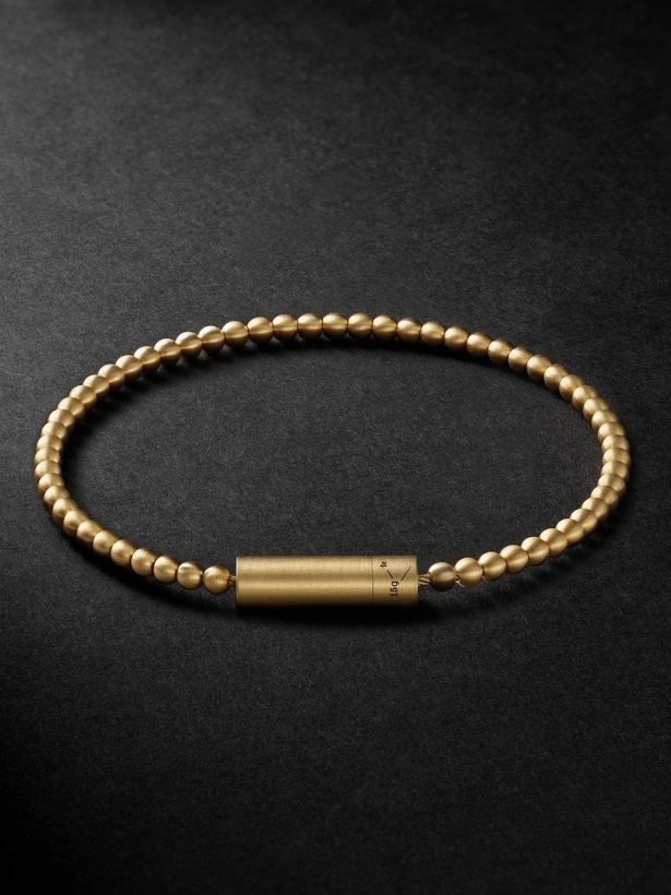Photo: Le Gramme - Le 15 18-Karat Gold Beaded Bracelet - Gold