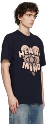 Billionaire Boys Club Navy 'Heart And Mind' Graphic T-Shirt