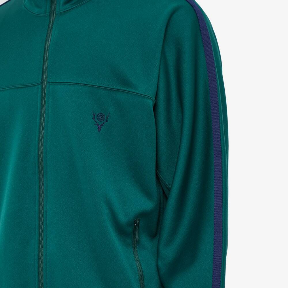 South2 West8 Men's Trainer Track Jacket in Green South2 West8