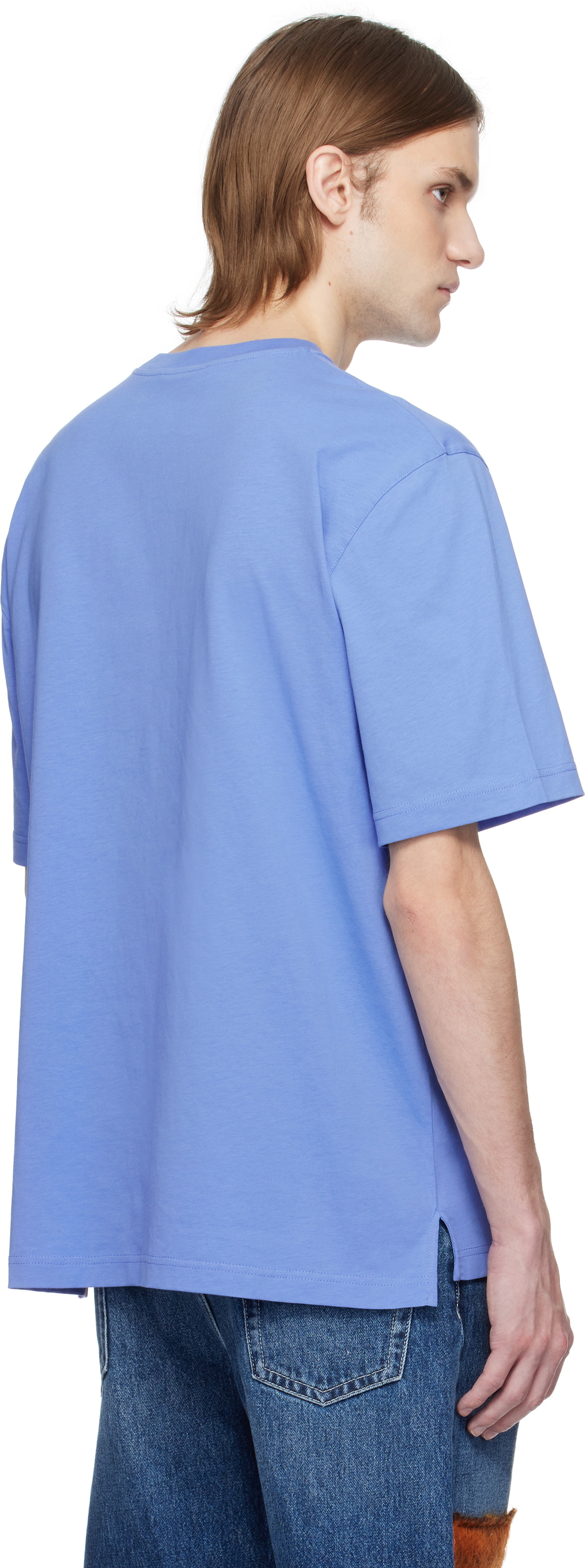 Marni Blue 'Marni' Caos Logo T-shirt Marni