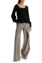 LOULOU STUDIO 'hermus' ribbed cashmere Black