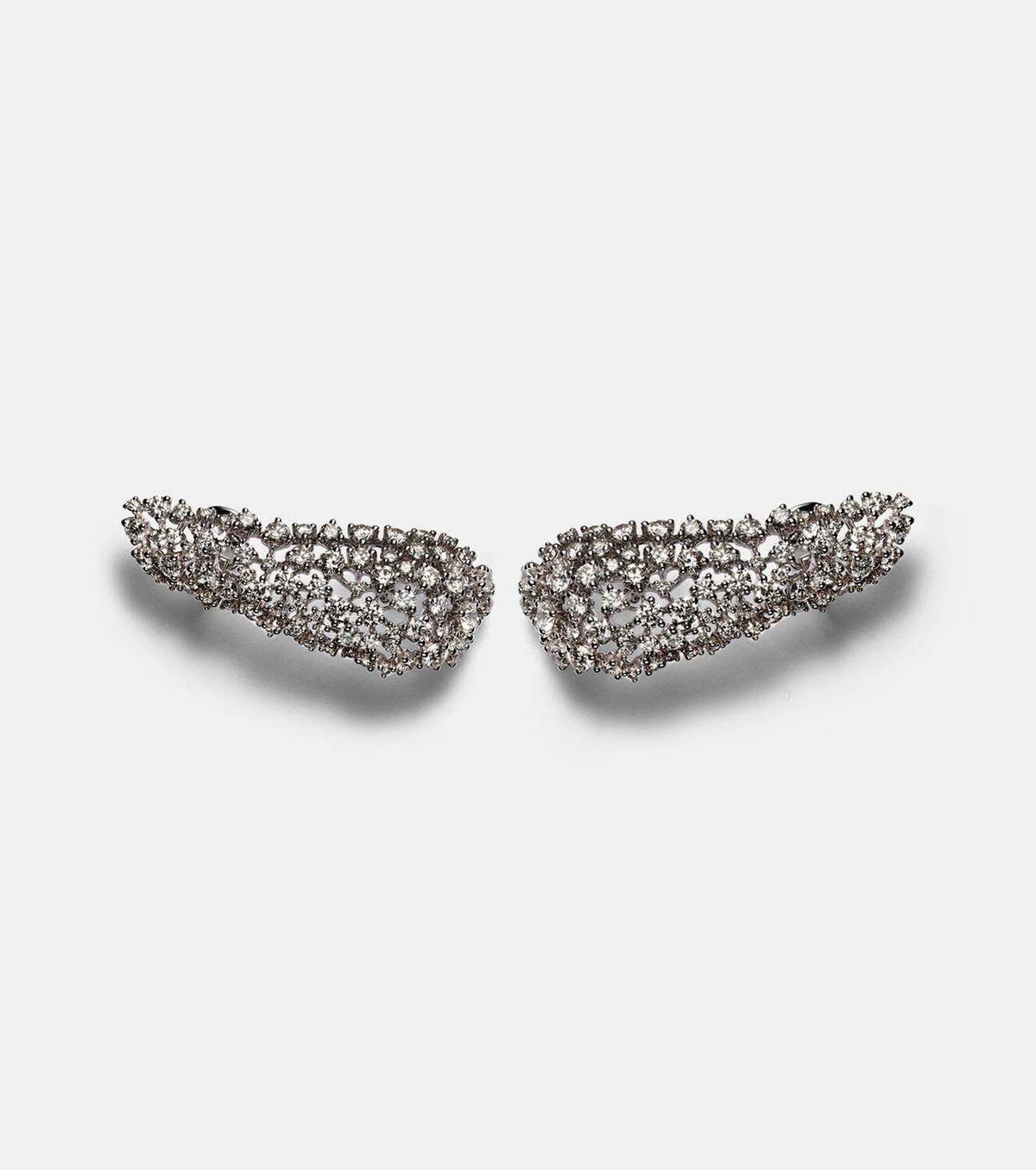 Ananya Scatter 18kt white gold earrings with diamonds