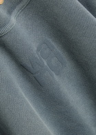 Alexanderwang.t Logo Cotton-blend Sweatshirt Blue