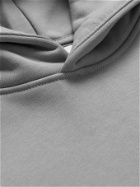 adidas Originals - Logo-Appliquéd Cotton-Blend Jersey Hoodie - Gray
