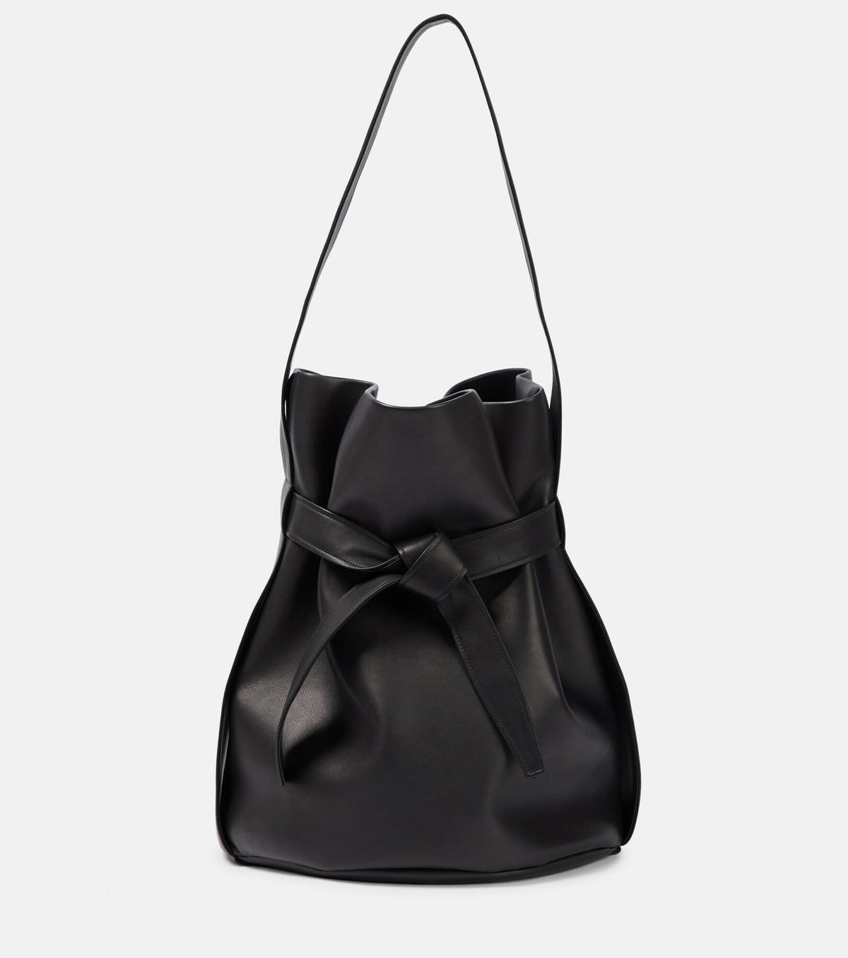 The Row Leo Large leather bucket bag The Row