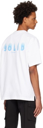 Solid Homme White Bonded T-Shirt