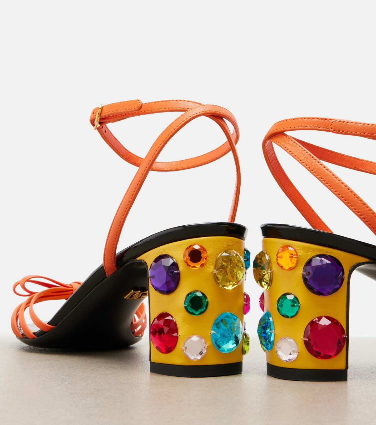 Dolce&Gabbana Keira embellished leather sandals