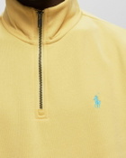 Polo Ralph Lauren Lshzm14 Sweatshirt Yellow Half Zips