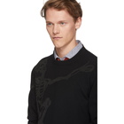 Alexander McQueen Black Dancing Skeleton Sweater