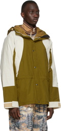 Gucci Green & Beige The North Face Edition Lightweight Techno Jacket