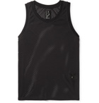 Rick Owens - Champion Logo-Embroidered Mesh Tank Top - Black