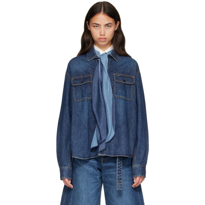 Photo: sacai Blue Denim Shirt
