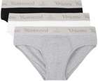 Vivienne Westwood Three-Pack Multicolor Briefs