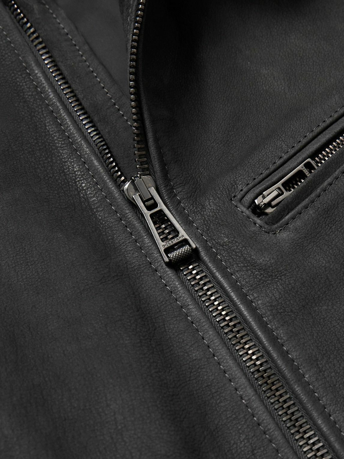 Belstaff - Pearson Leather Jacket - Gray Belstaff