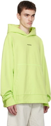 Acne Studios Green Bonded Hoodie