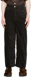 JieDa Black Cotton Trousers