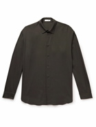 The Row - Giorgio Cashmere-Twill Shirt - Brown