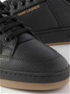 SAINT LAURENT - SL/61 Perforated Leather Sneakers - Black