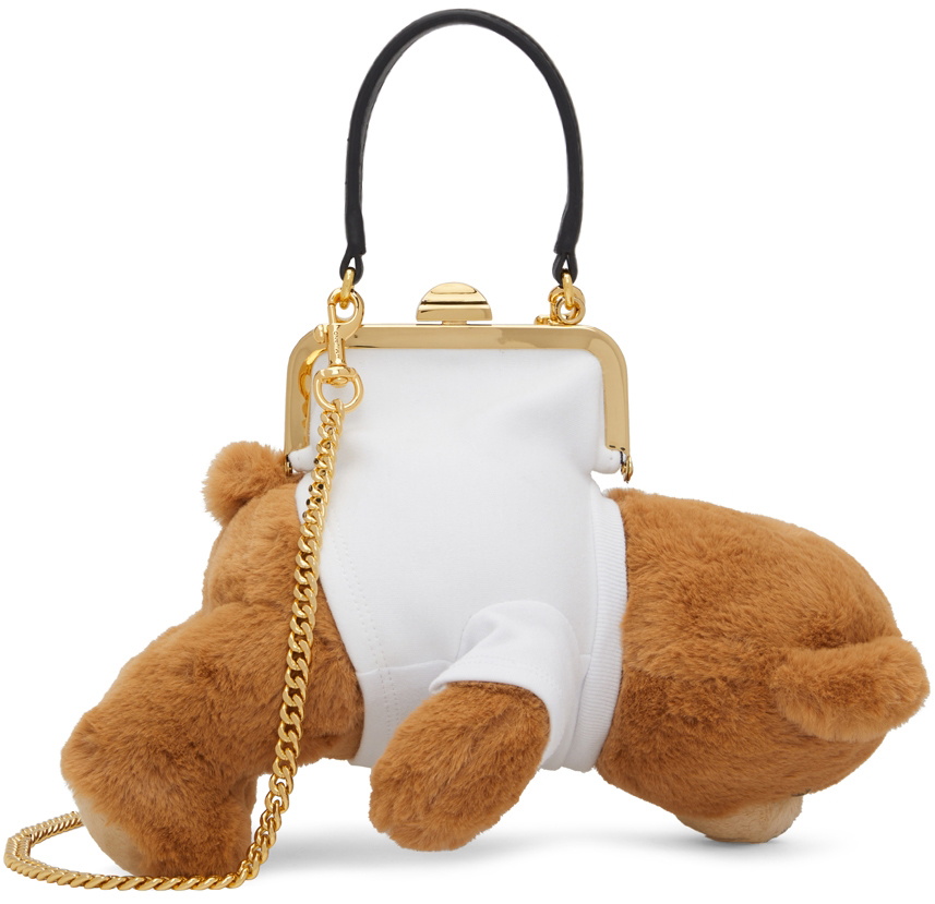 Moschino Brown Teddy Bear Bag Moschino