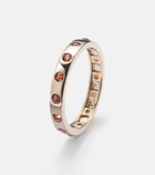 Stone and Strand 10kt gold ring with garnet