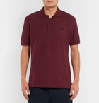 rag & bone - Cotton-Piqué Polo Shirt - Burgundy