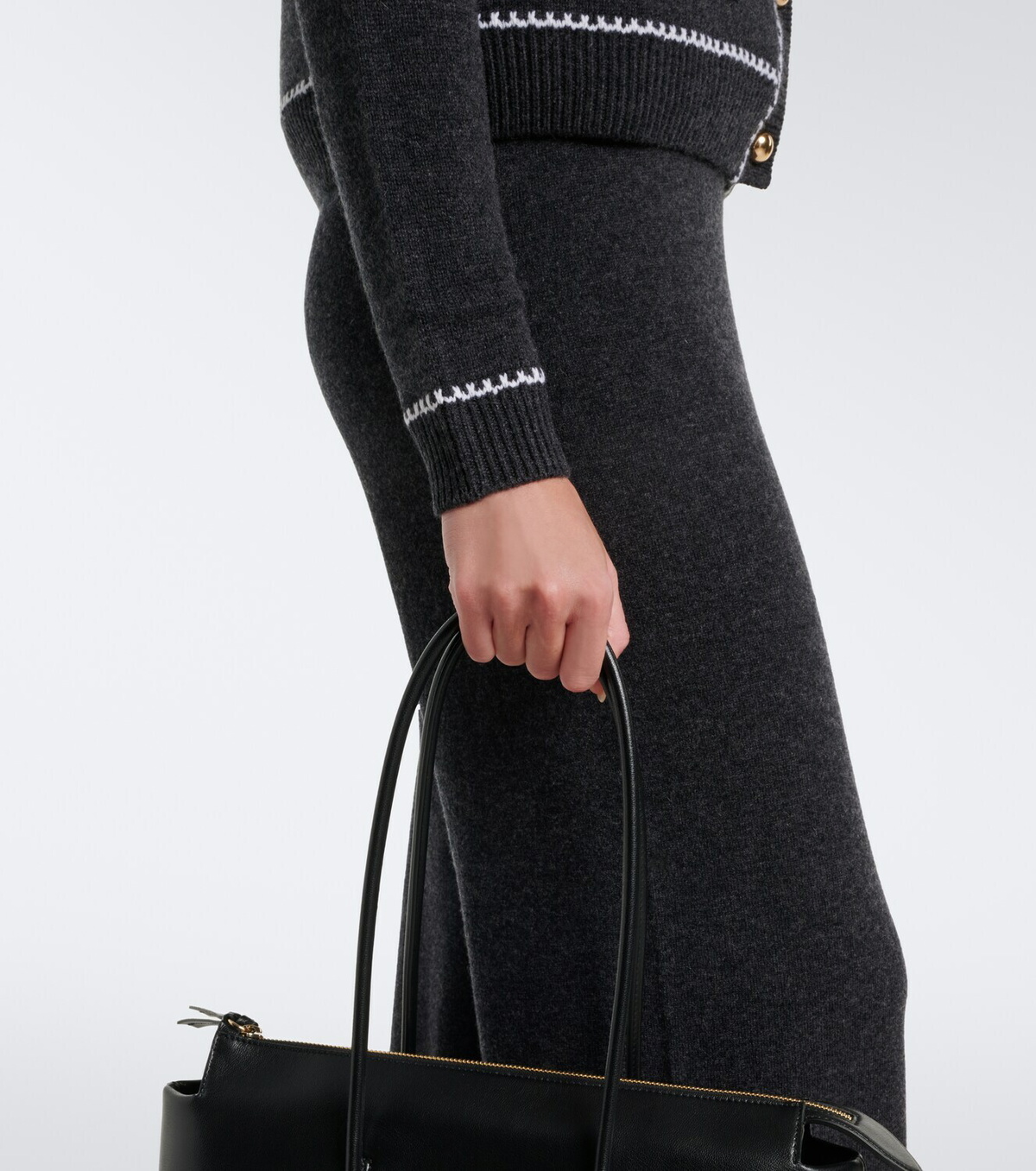 Jardin des Orangers Virgin wool and cashmere cardigan