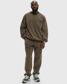 Thisisneverthat X GORETEX WINDSTOPPER Wool Fleece Crewneck Brown Mens Sweatshirt